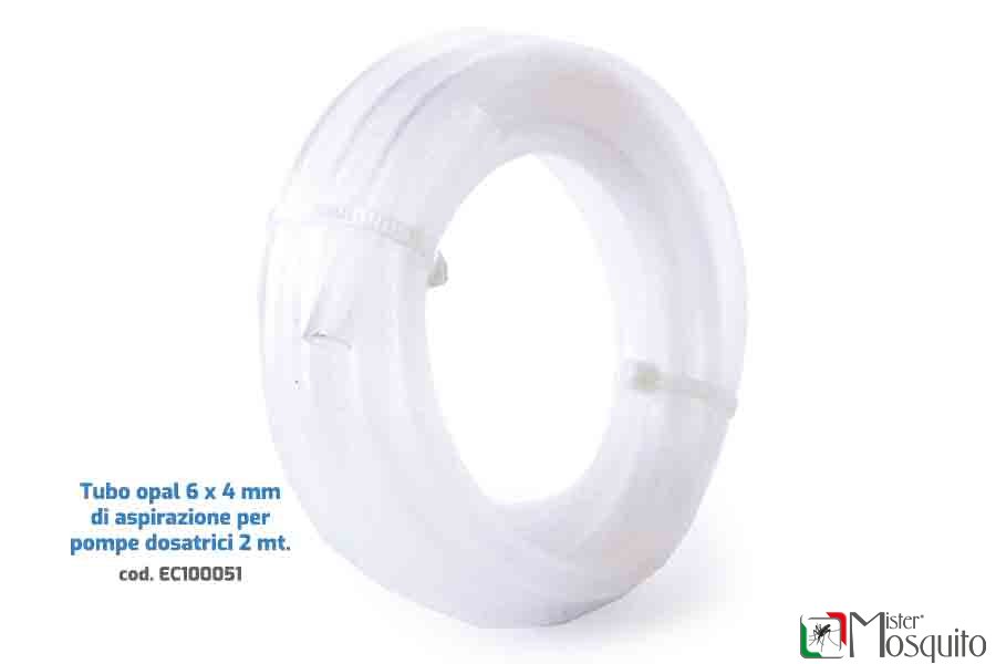 Tubo opal 6 x 4 mm di aspirazione per pompe dosatrici