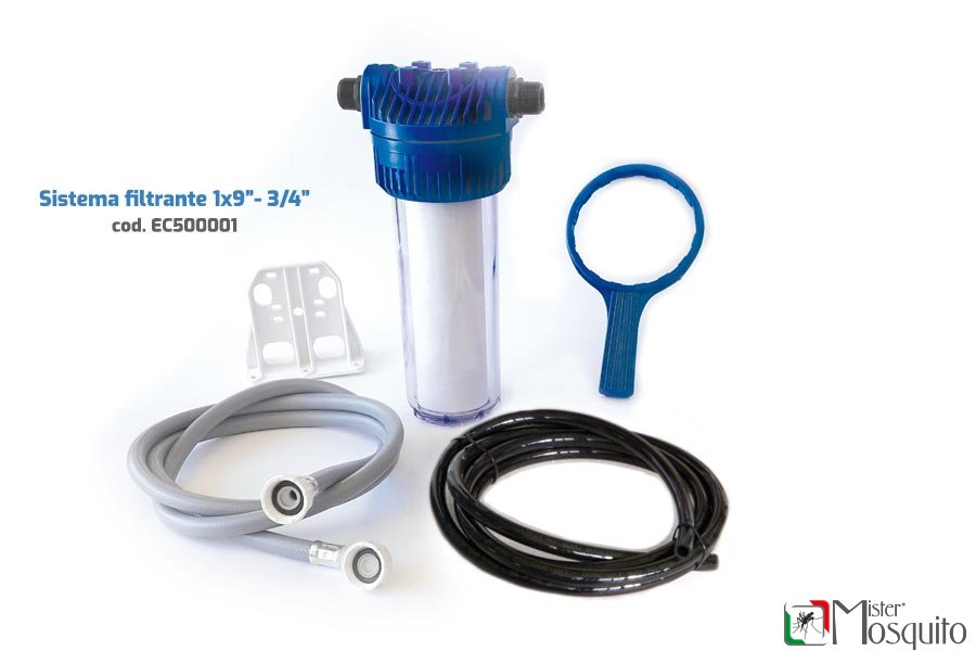 Sistema filtrante 1x9”- 3/4”
